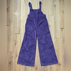 Annie50 Purple Corduroy Overalls
